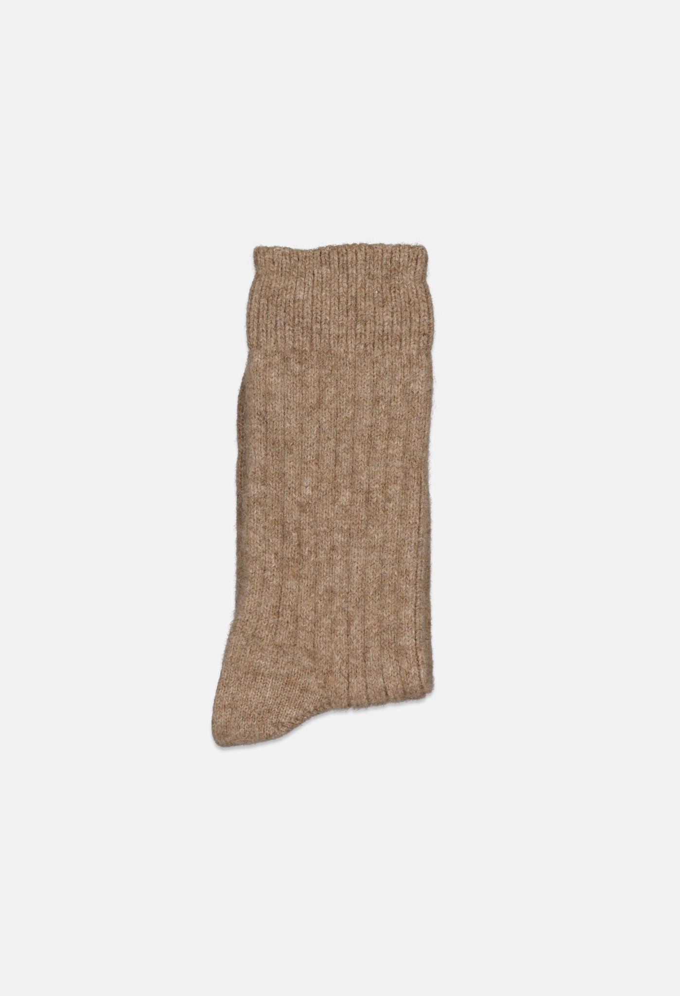 Knitted Cabin Sock - Natural