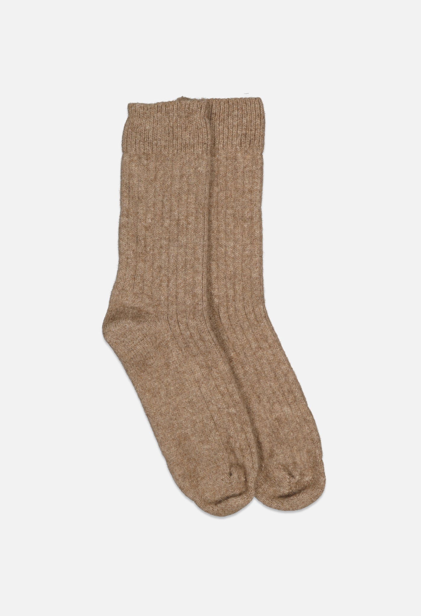 Knitted Cabin Sock - Natural