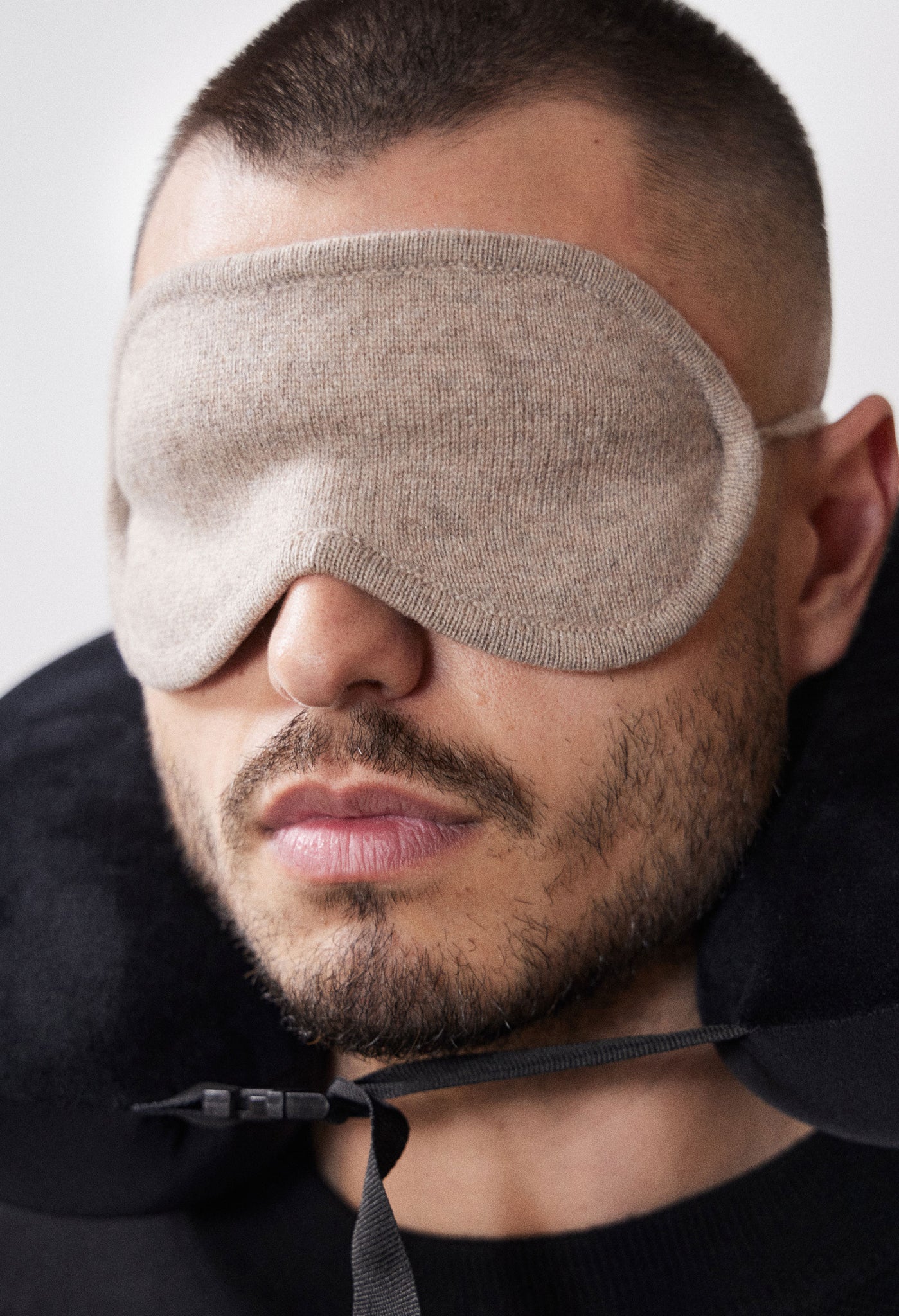 Cashmere Travel Eyemask - Natural